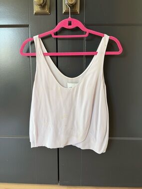 Gentle purple women’s silky tank top